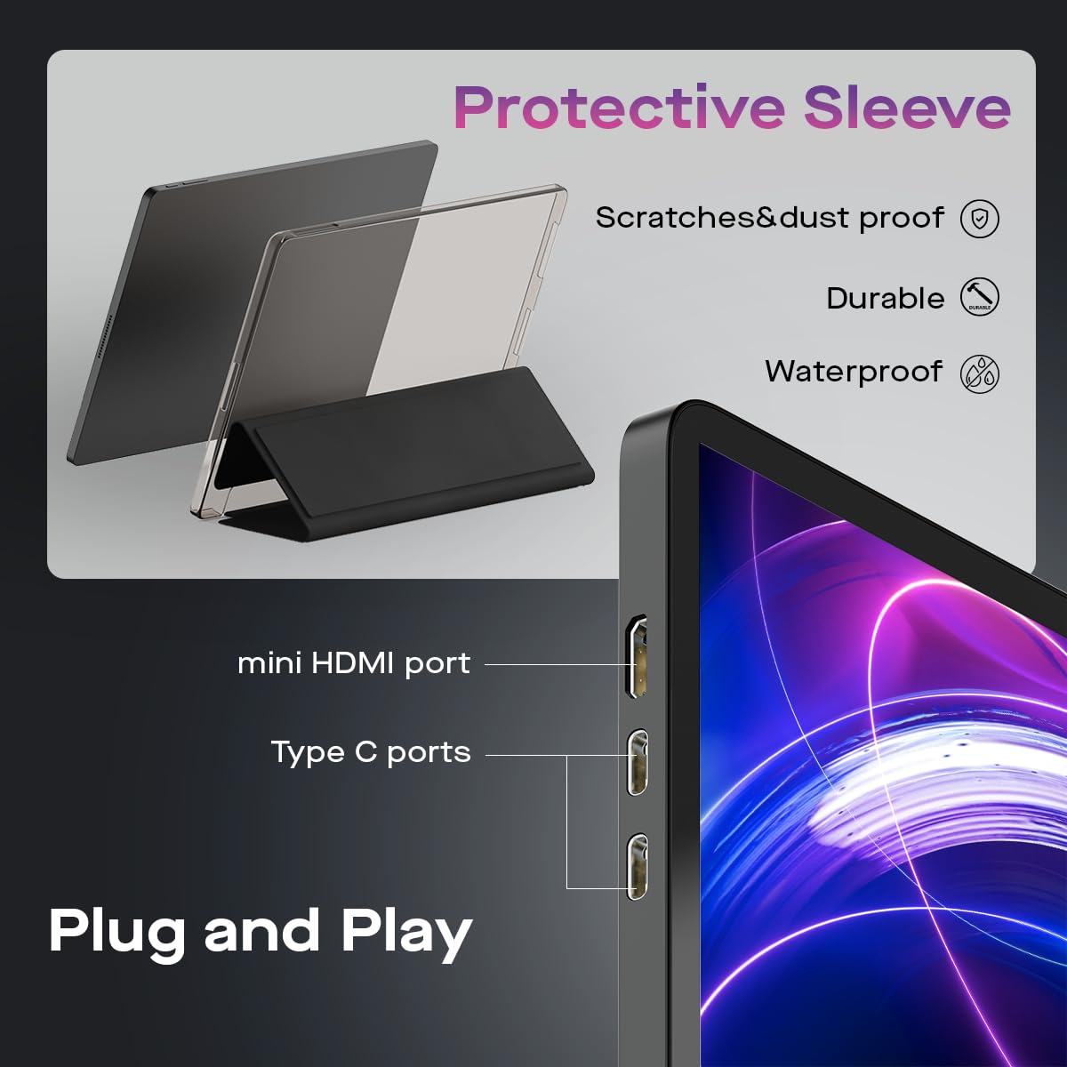 Amazon.com: MP Mobile Pixels New Glance Plus 15.6'' OLED Portable